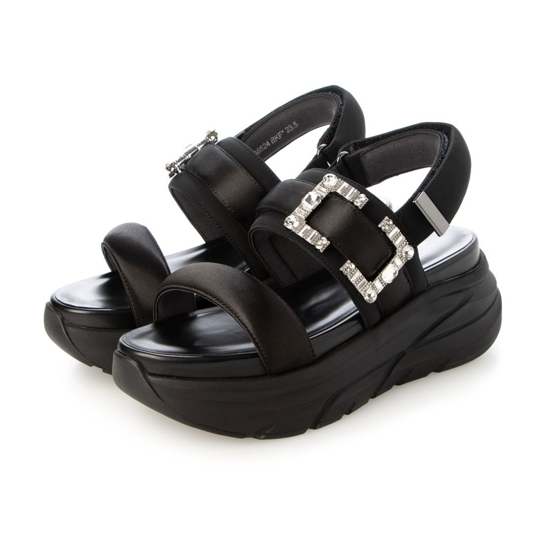 プラスダイアナ ＋diana 【軽量】ビジューバックル付き フットベット