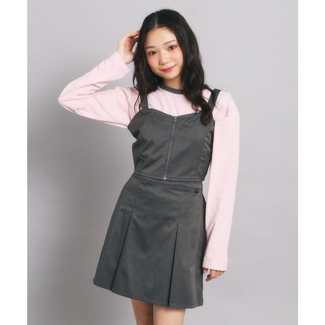 ピンク ラテ PINK-latte 【セットアップ】ビスチェ＋スカートSET