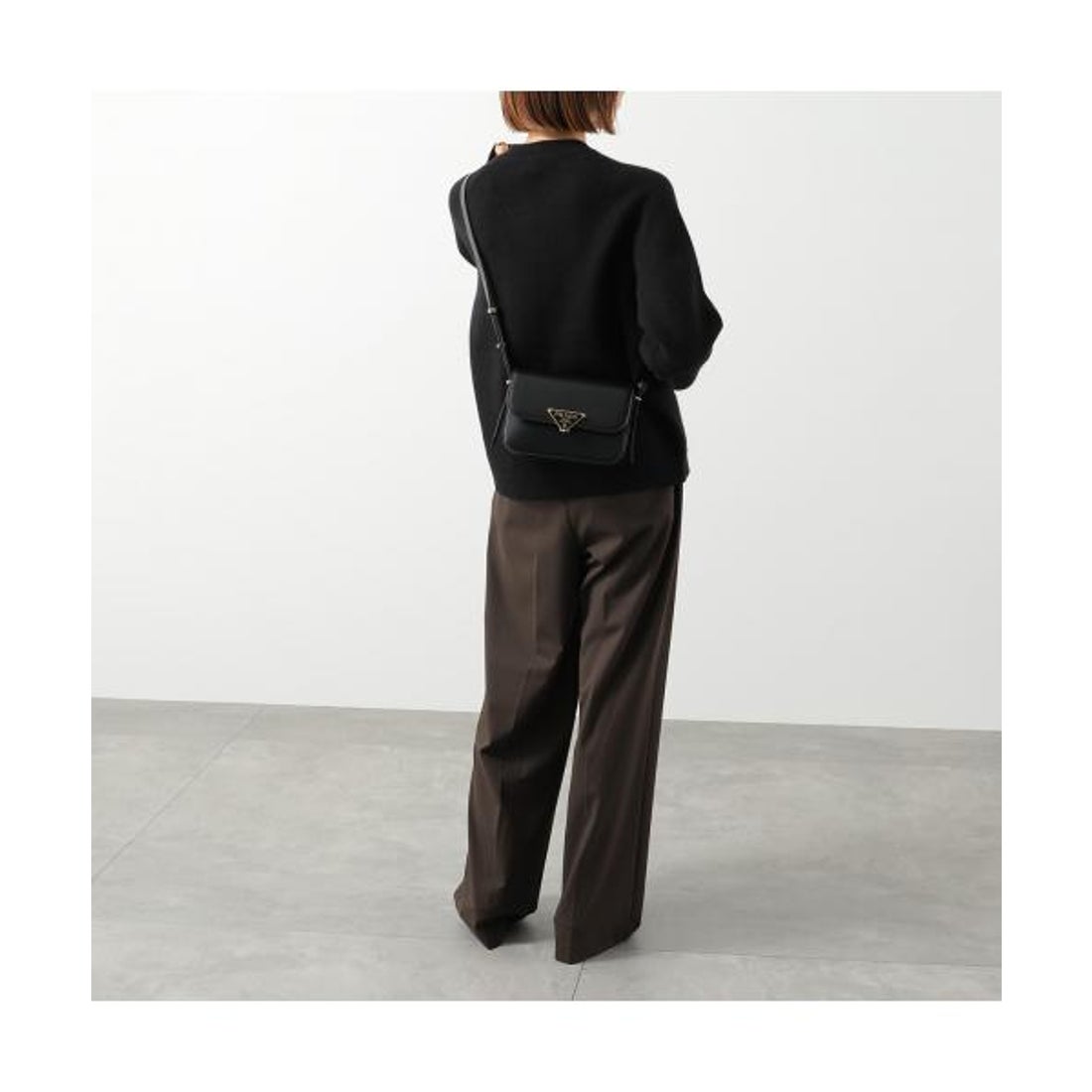 プラダ PRADA PRADA ショルダーバッグ 1BD375 OTO ASK トライアングル