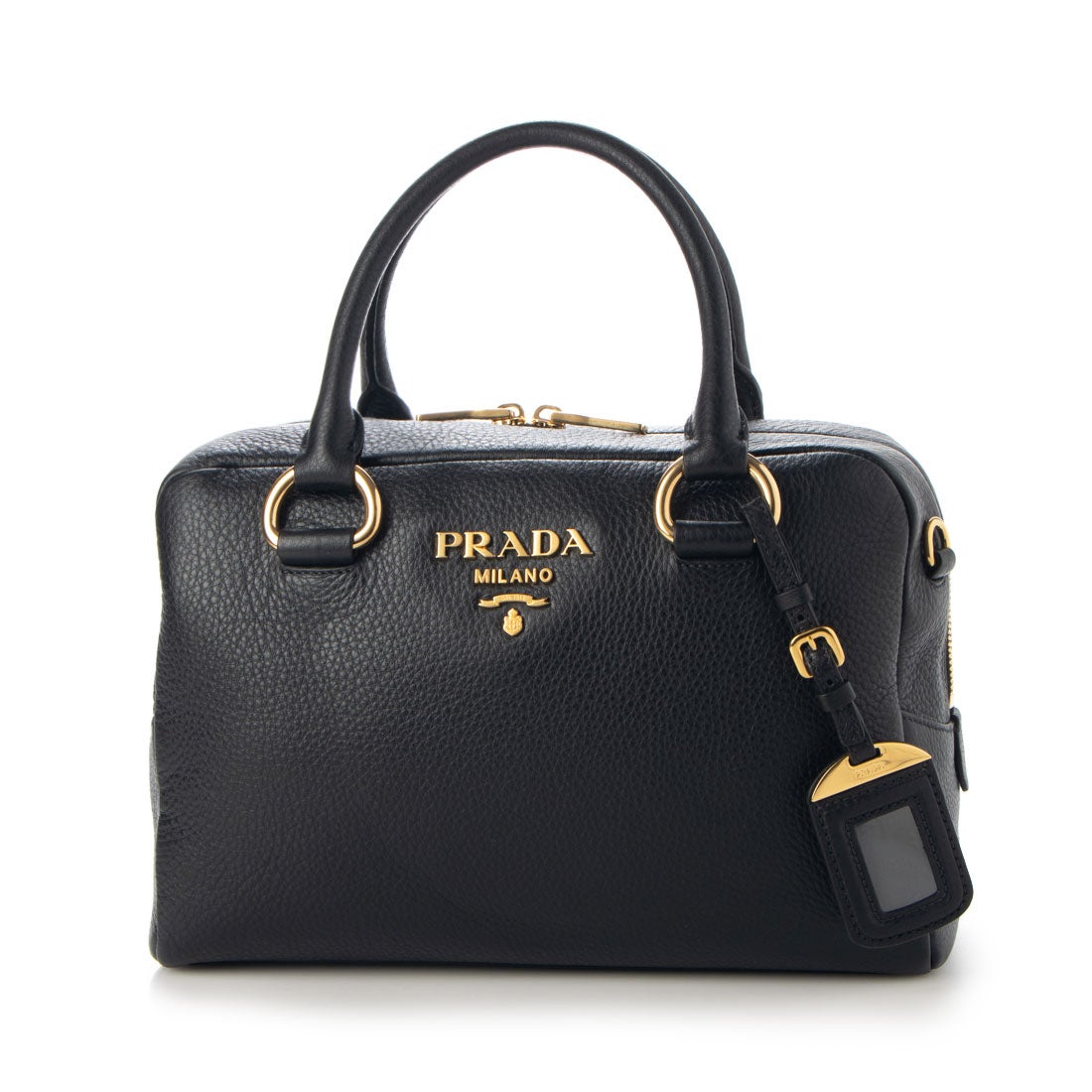 プラダ PRADA ☆レザー2WAYハンドバッグ - BAULETTO IN PELLE VITELLO
