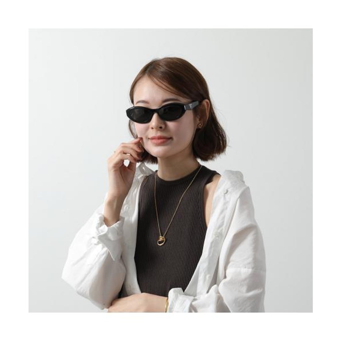 プラダ PRADA PRADA シンボルサングラス SPR 26Z キャットアイ型 （16K