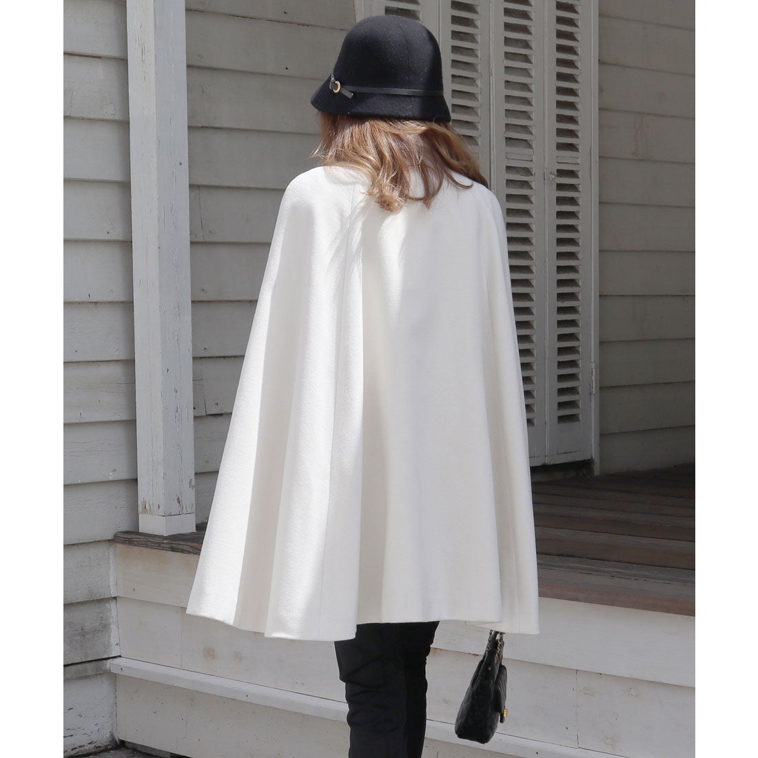 ロイヤルパーティー ROYAL PARTY ケープコート （オフホワイト