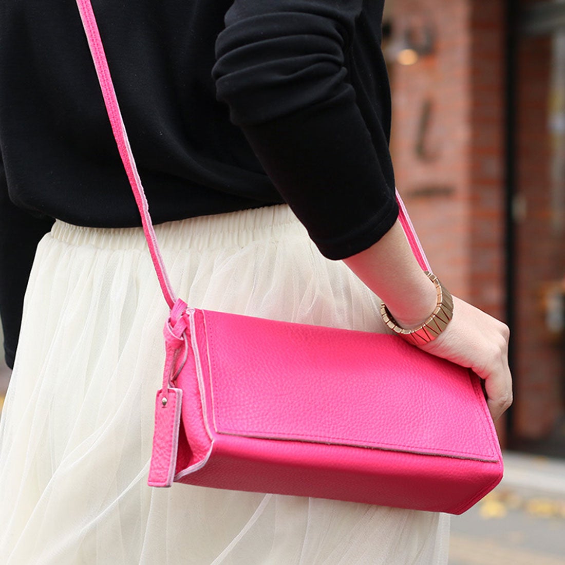 リアルスタイル REAL STYLE お財布ポシェット 本革 牛革 ショルダー