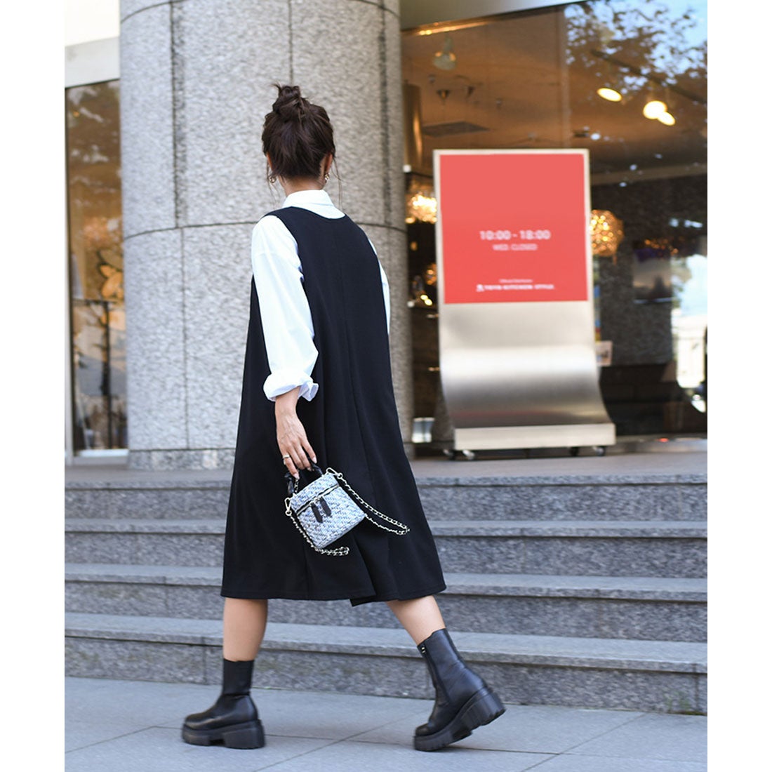 リアルスタイル REAL STYLE ワンピース ノースリーブ 膝丈 ロング 速乾