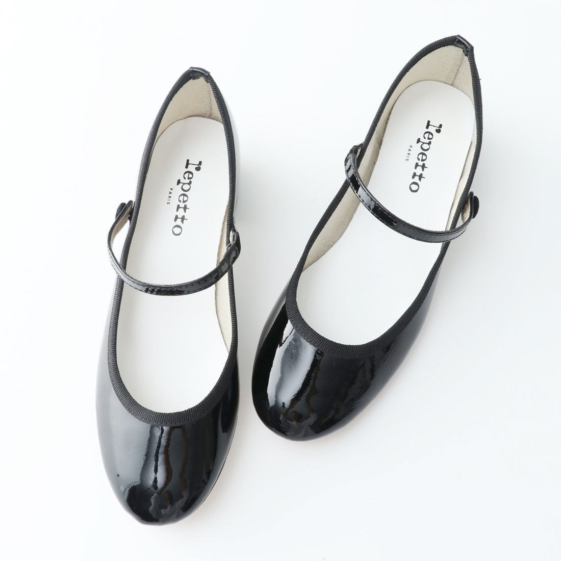 Repetto 〇レペット repetto ROSE （ブラックエナメル） -靴