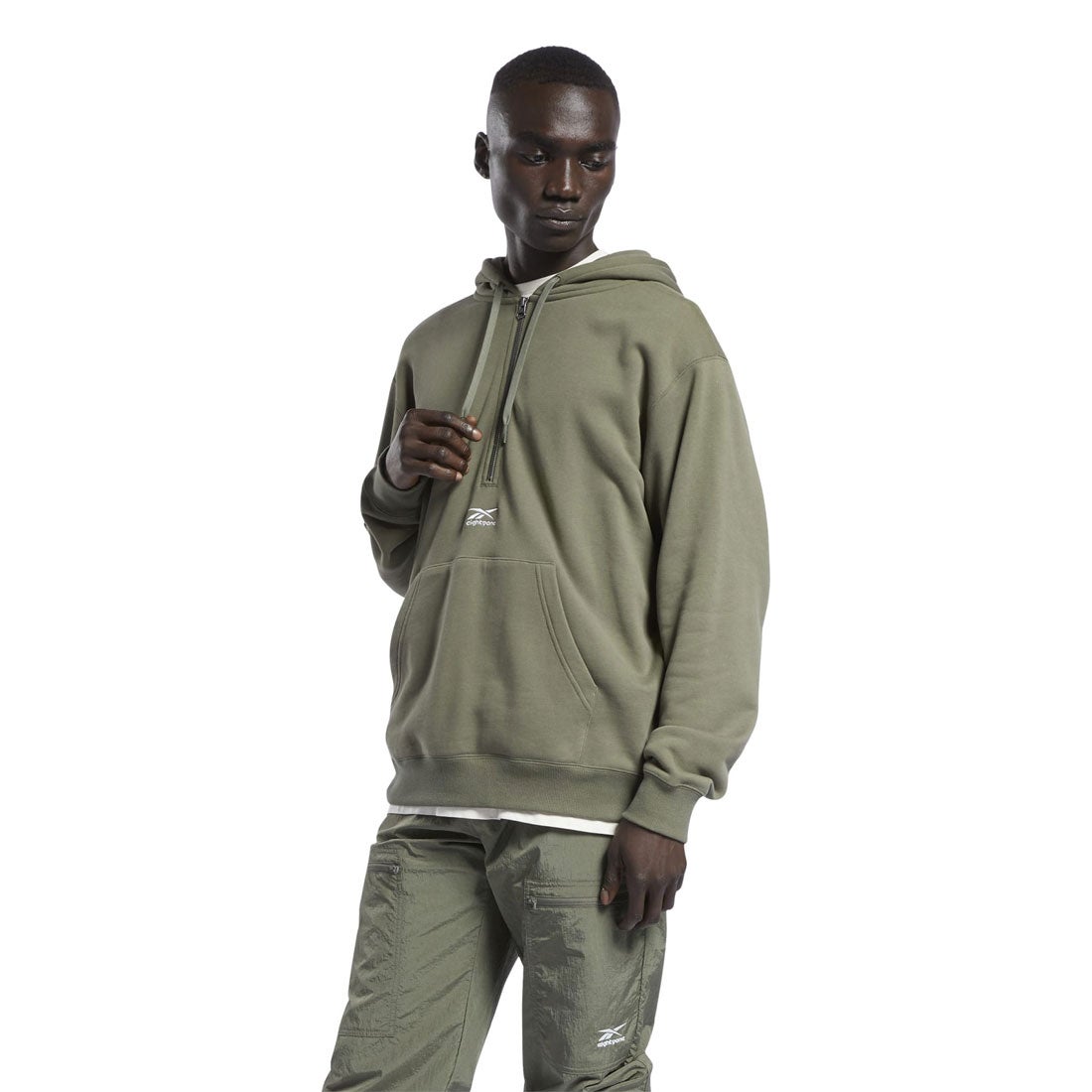 エイティワン ハーフ ジップ フーデッド スウェットシャツ / EightyOne