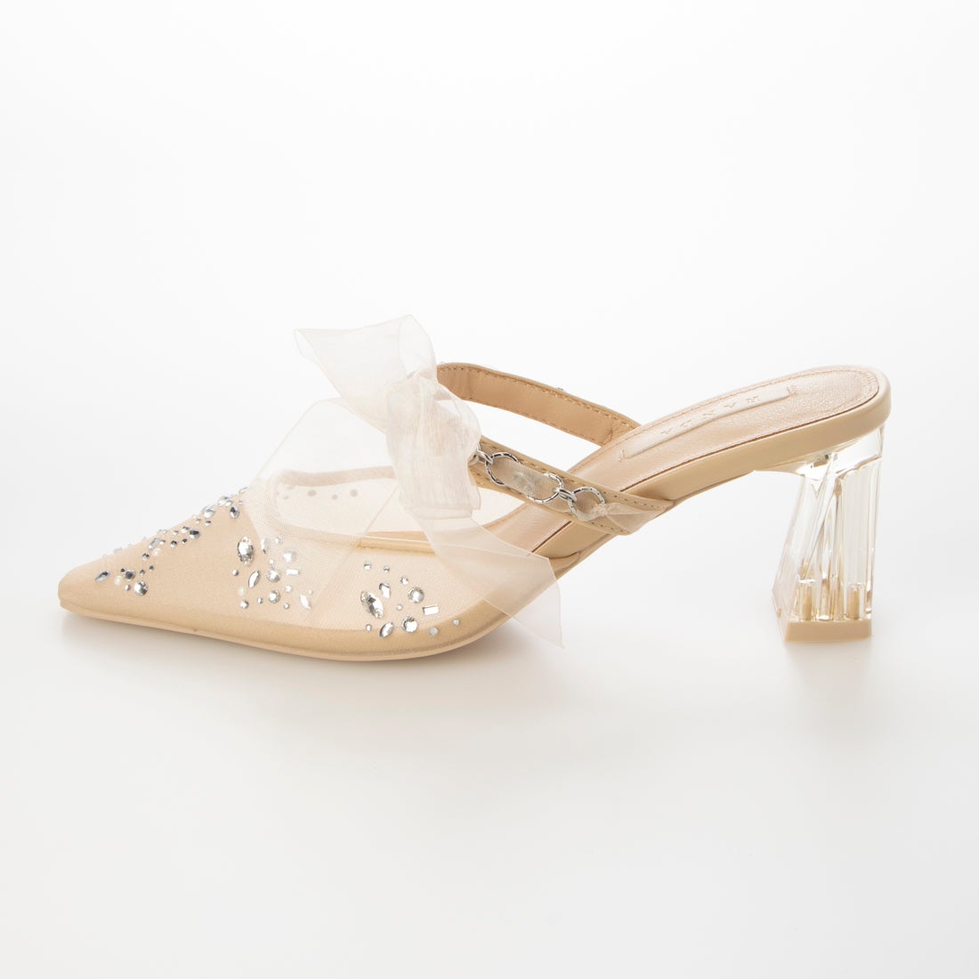 ランダ RANDA 2WAY シアーミュールパンプス （BEIGE） -アウトレット