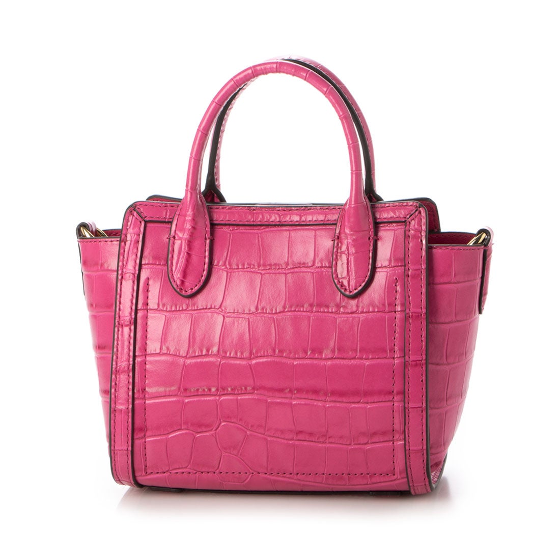 ラルフローレン RALPH LAUREN ☆$195 クロコ型押しレザー 2WAYミニ