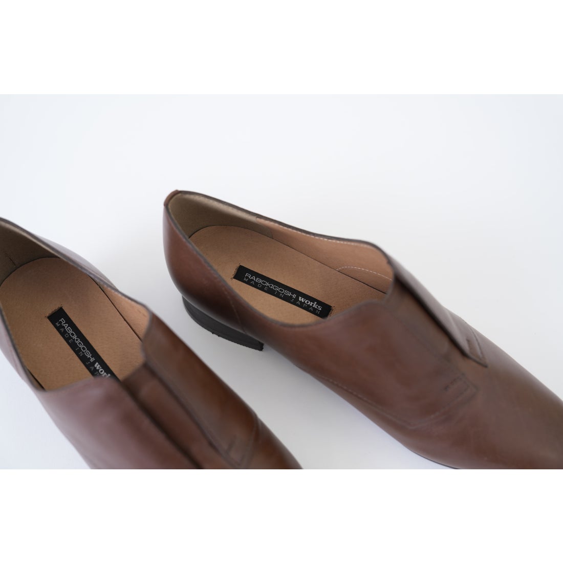 ラボ キゴシ ワークス RABOKIGOSHI works 2cm本革ポインテッドトウ