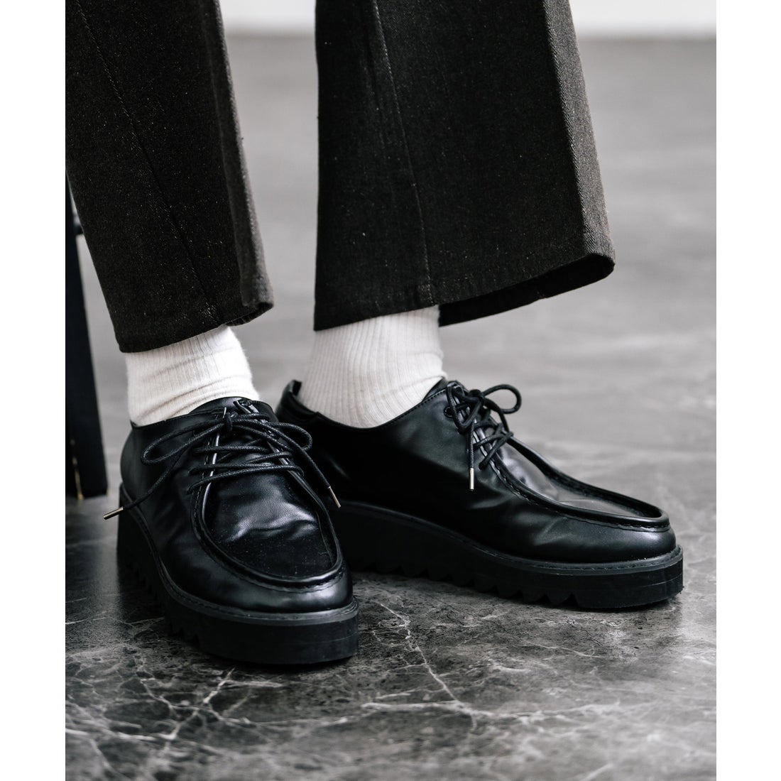 ロッキーモンロー Rocky Monroe ドレスシューズ 革靴 厚底 メンズ