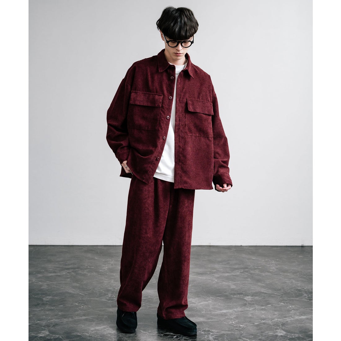 もんきちサンタニエッロ コーデュロイ セットアップ 大きいサイズ 50