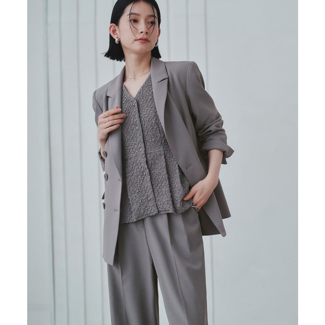 ルイルエブティック RUIRUE BOUTIQUE ストレッチ ｜ ピークドラペル