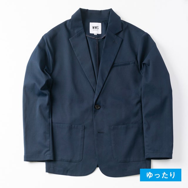 メンズ スーツ (ネイビー / 紺色) -WWSワークウェアスーツ公式