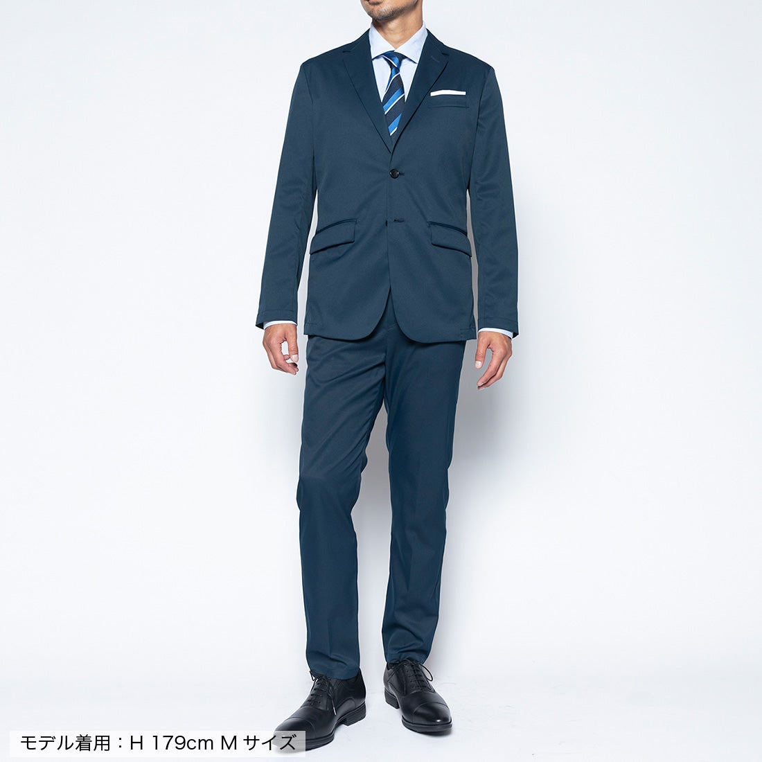 Bizテーラードジャケット （ネイビー） -WWSワークウェアスーツ公式