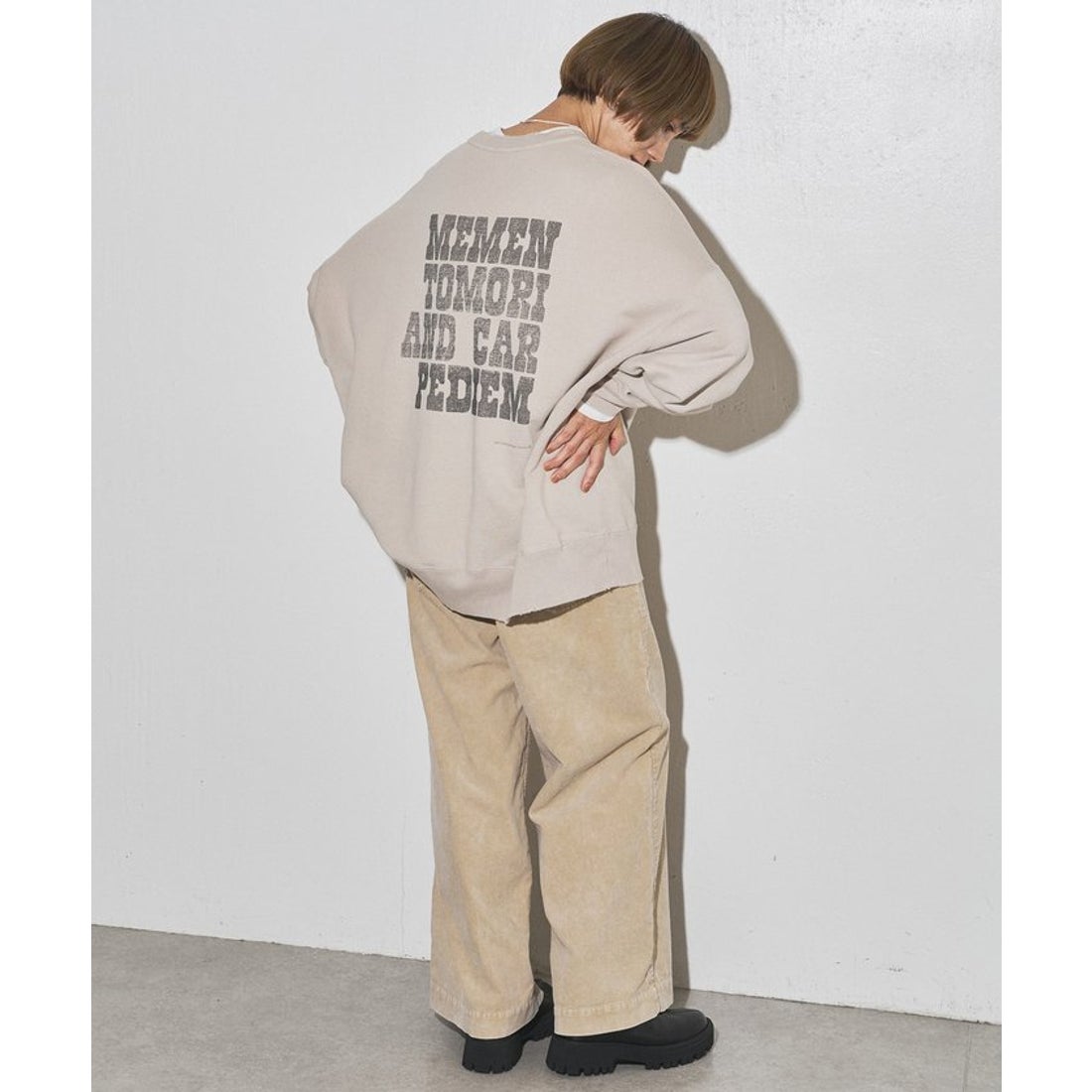 ウィムガゼット Whim Gazette 【GEMINI】オーバーバックプリント