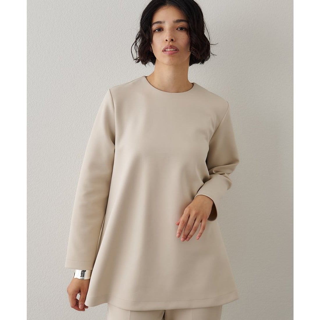 ウィムガゼット Whim Gazette ダンボールフレアプルオーバー （black