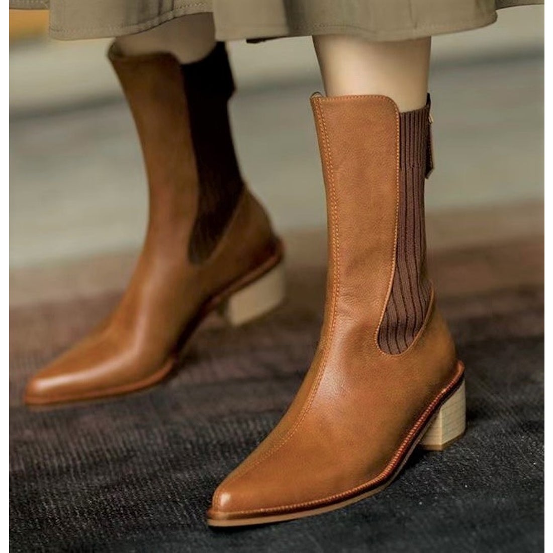 トミエコ Tomieco サイドゴアウエスタンブーツ カッコ良さが際立つ