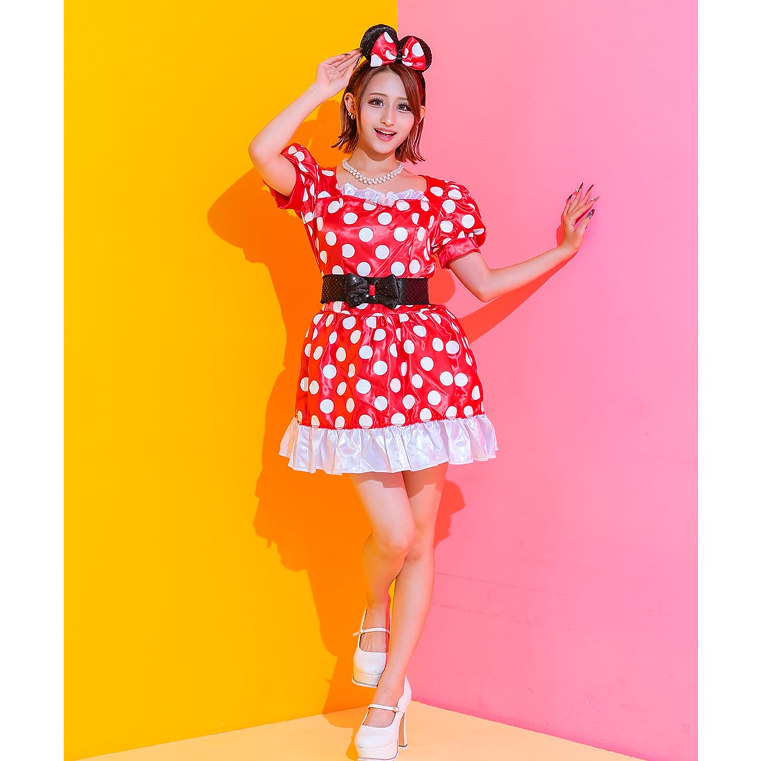 ティカ Tika ハロウィン コスプレ ディズニー リボンベルト付き体型