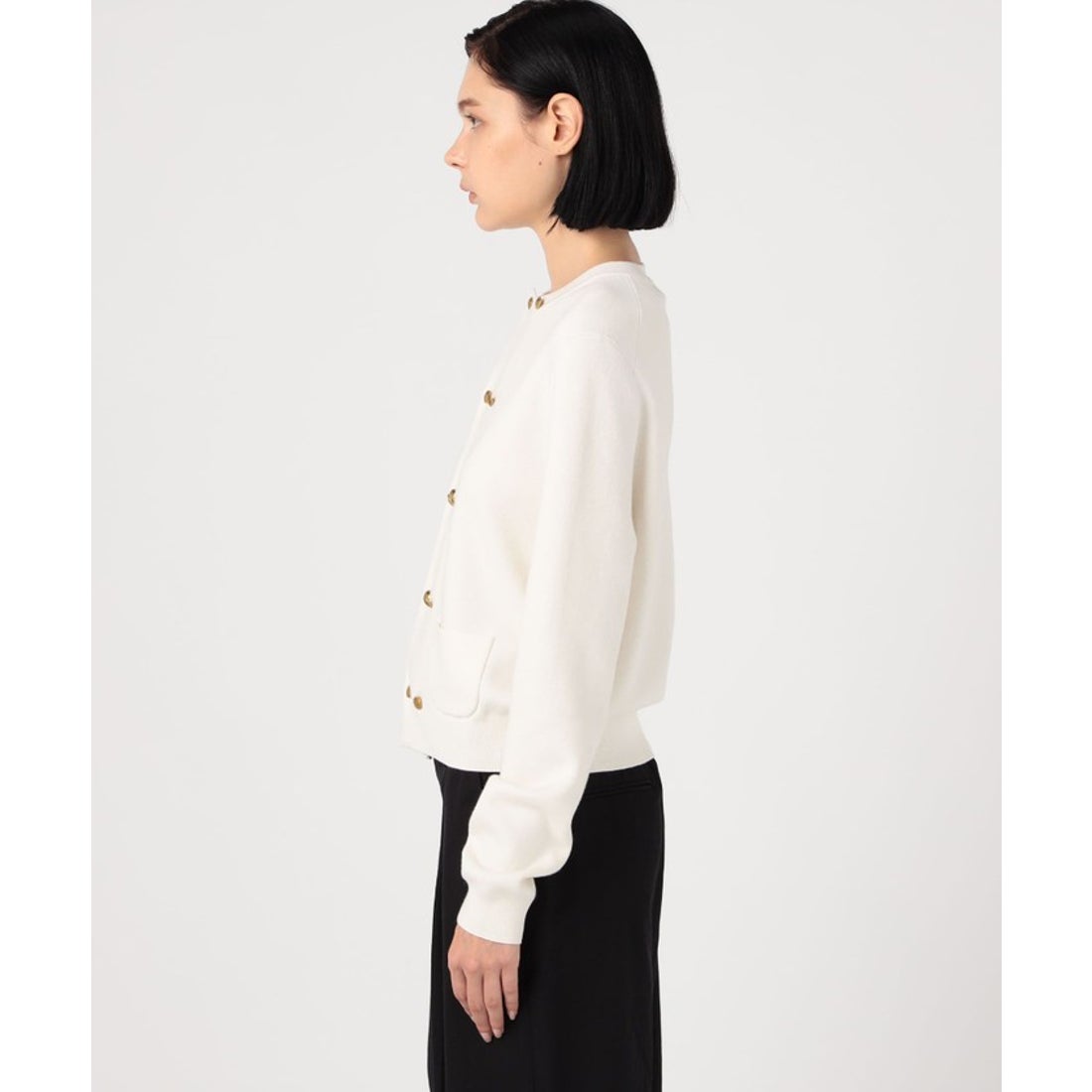 キャバン CABaN CABaN コットンカシミヤ ダブルボタンカーディガン