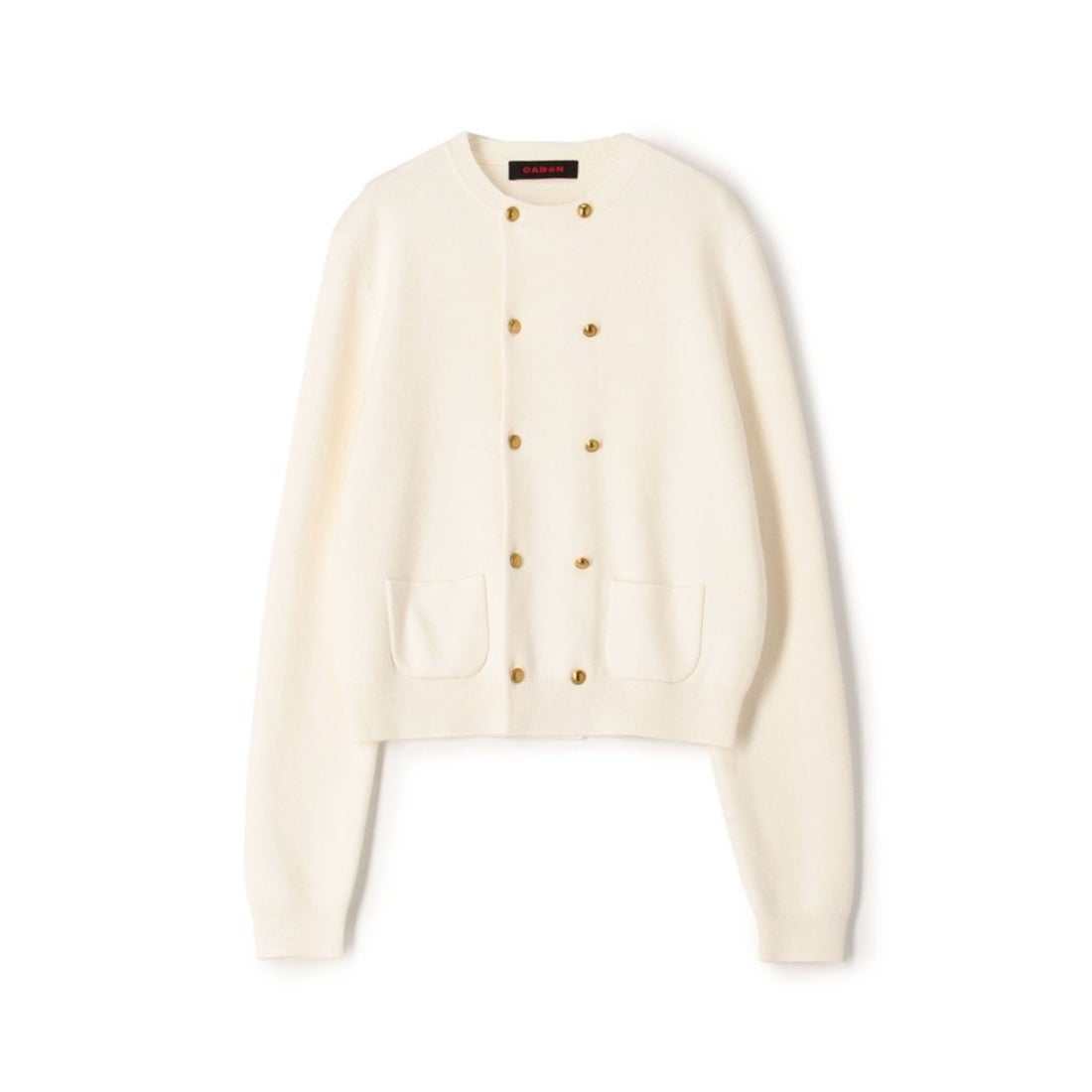 キャバン CABaN CABaN コットンカシミヤ ダブルボタンカーディガン