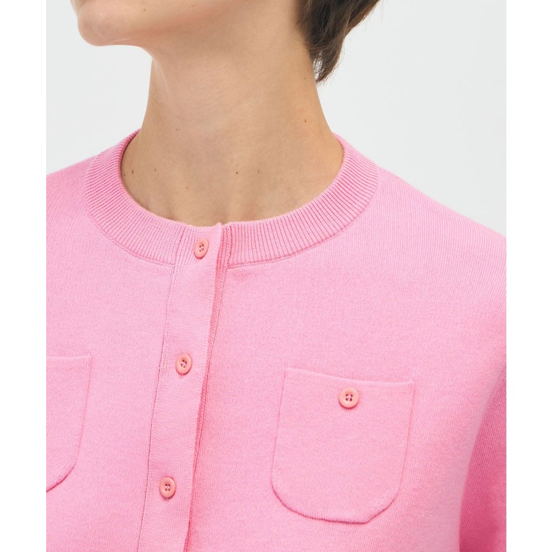 キャバン CABaN CABaN コットンカシミヤ クルーネックカーディガン