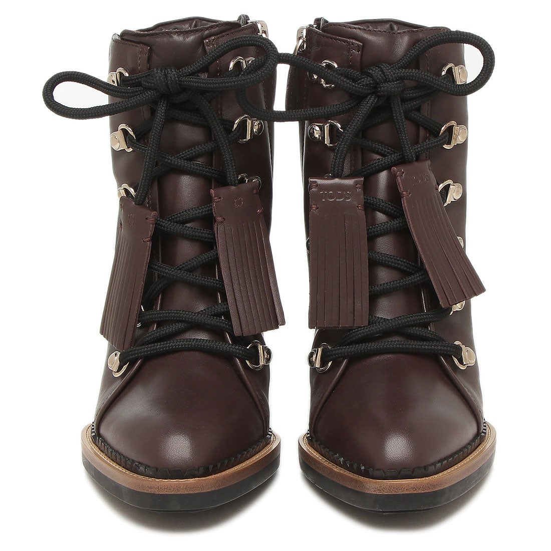 トッズ TOD'S ブーツ ショートブーツ ブラウン レディース TOD'S