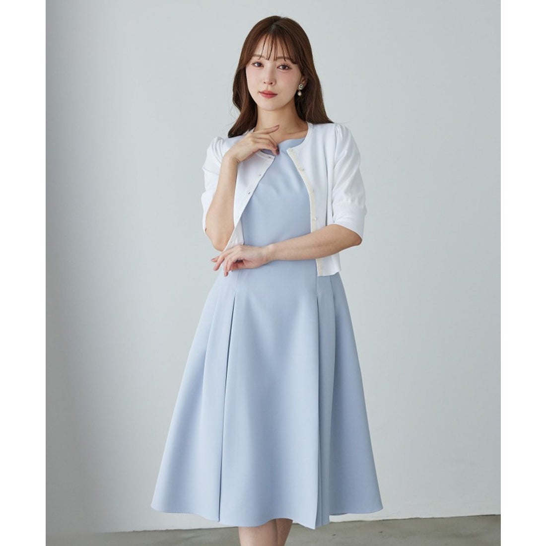 トッカ TOCCA 【00サイズあり・洗える！】FLY FRERRY ドレス （ブルー