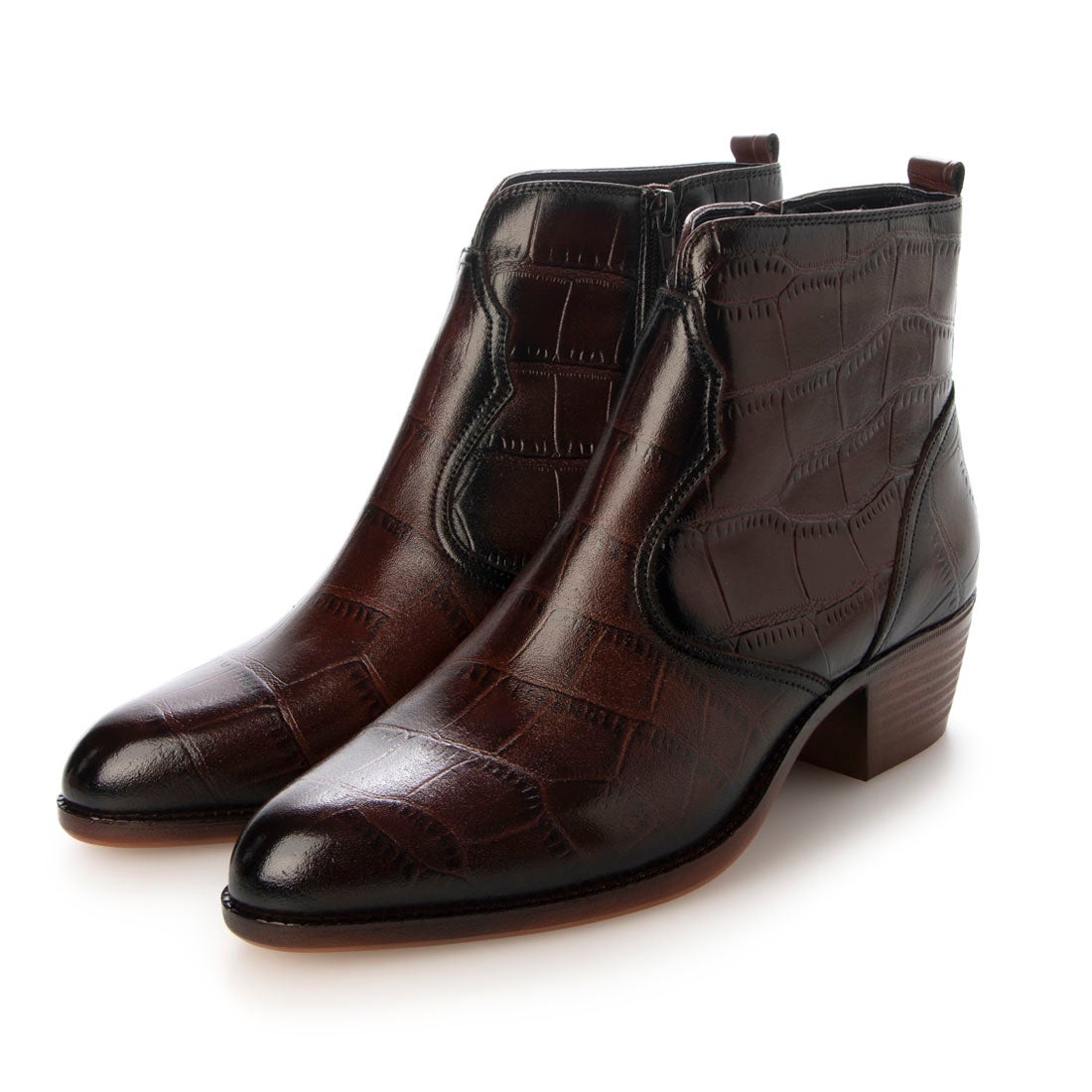 テキサス TEXAS ウエスタンブーツ （BR） -ファッション通販 FASHION