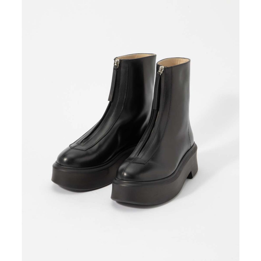 ザ ロウ THE ROW F1144 L64 ブーツ Zipped Boot 1 in Leather