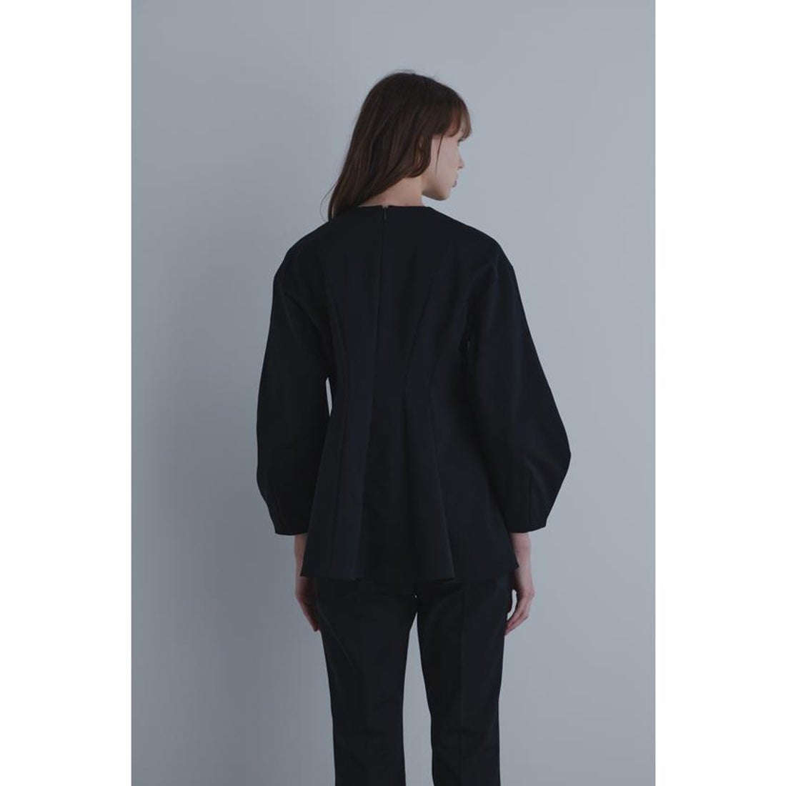 ル フィル LE PHIL 《LE PHIL》ダブルクロスストレッチブラウス