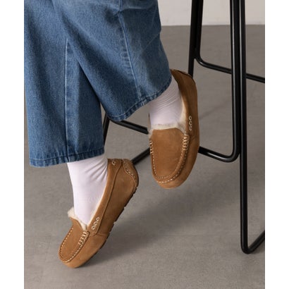アグ UGG ANSLEY ウールボア スリッポン ローファー モカシン
