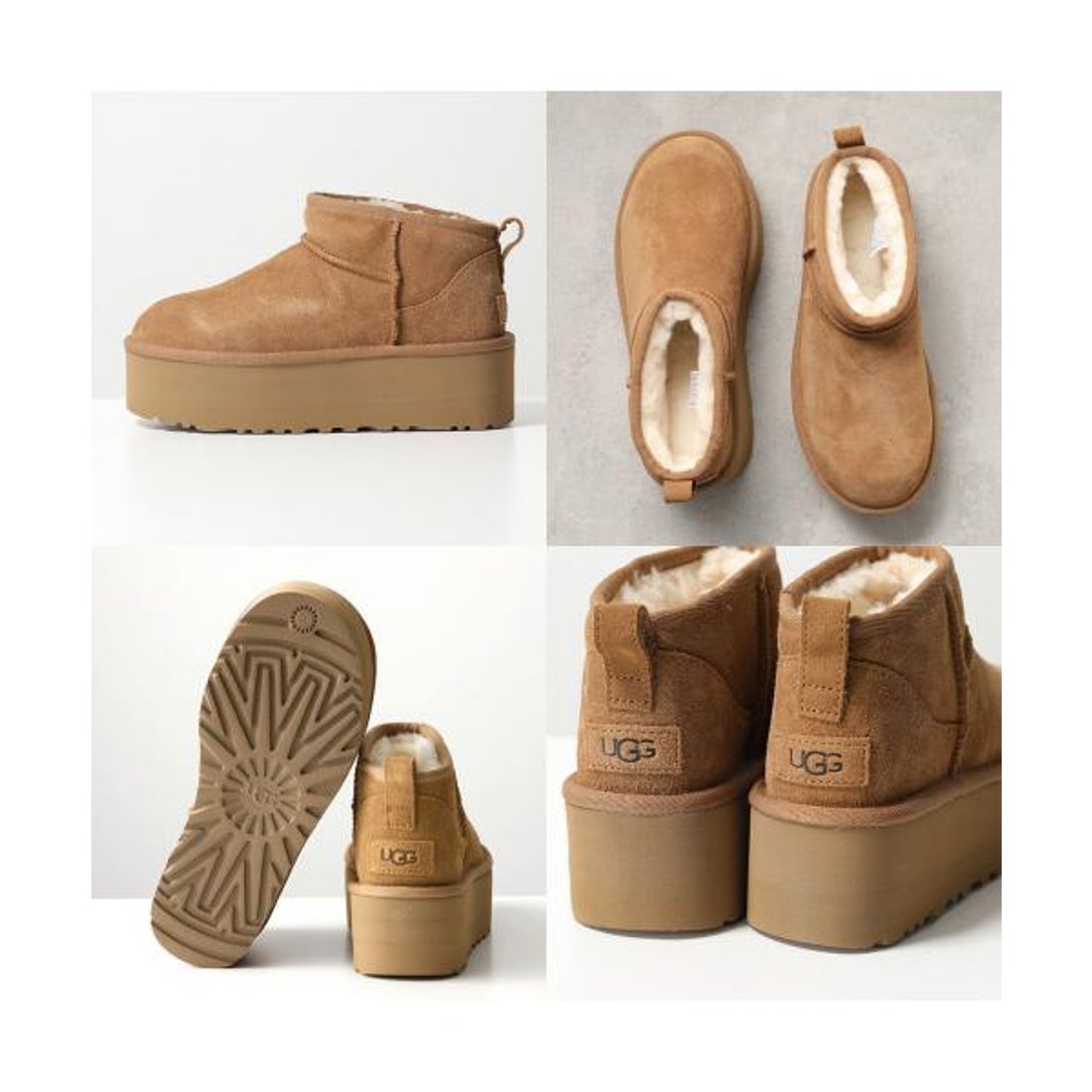 アグ UGG UGG ムートンブーツ 1135092 CLASSIC ULTRA MINI PLATFORM