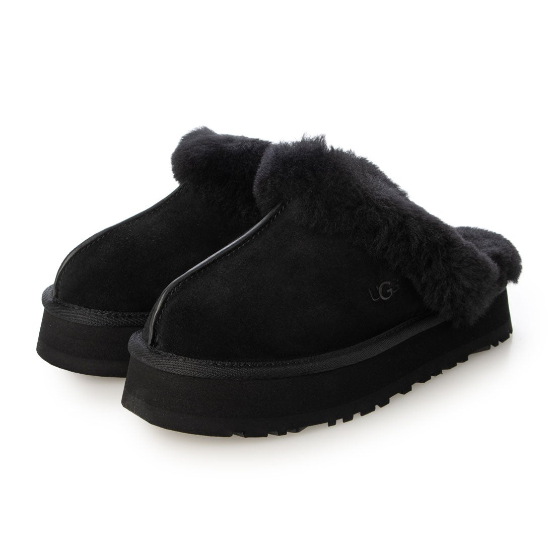 アグ UGG W DISQUETTE ディスケット レディース サボサンダル （BLACK