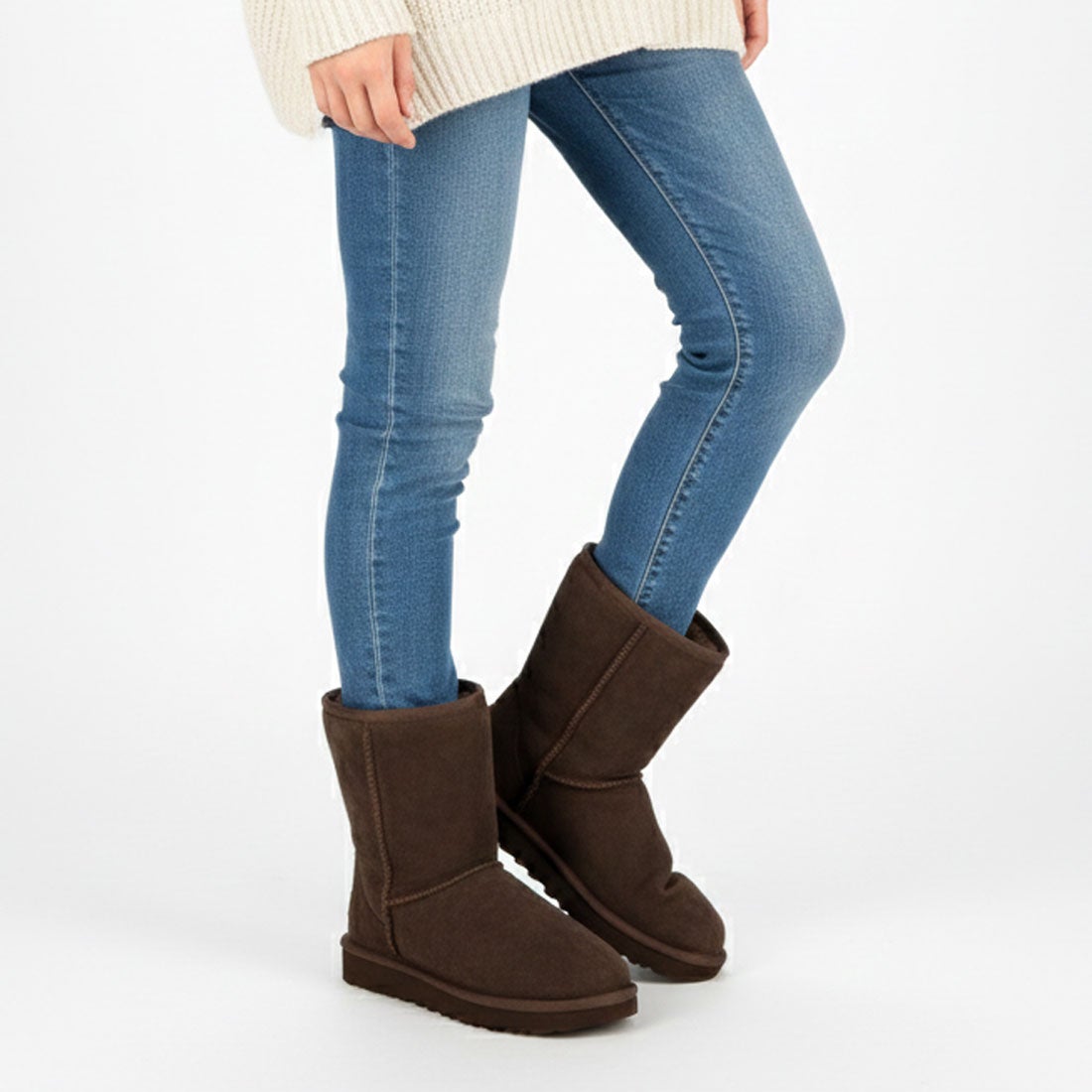 アグ UGG クラシックショート II ムートンブーツ （サンド） -waja