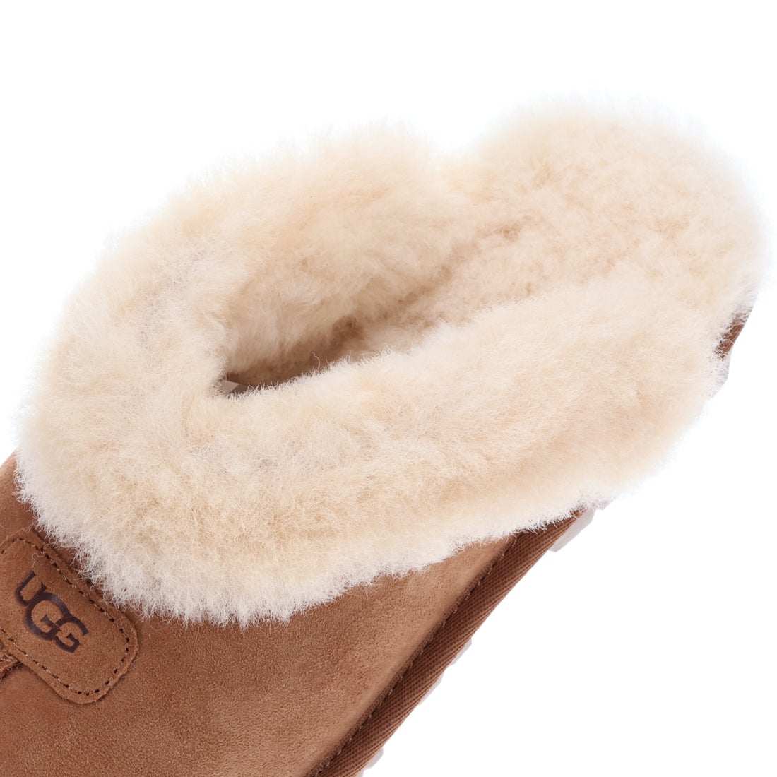 UGG スリッパ 平底 ムートン ファー スエード ベージュ レディース 37