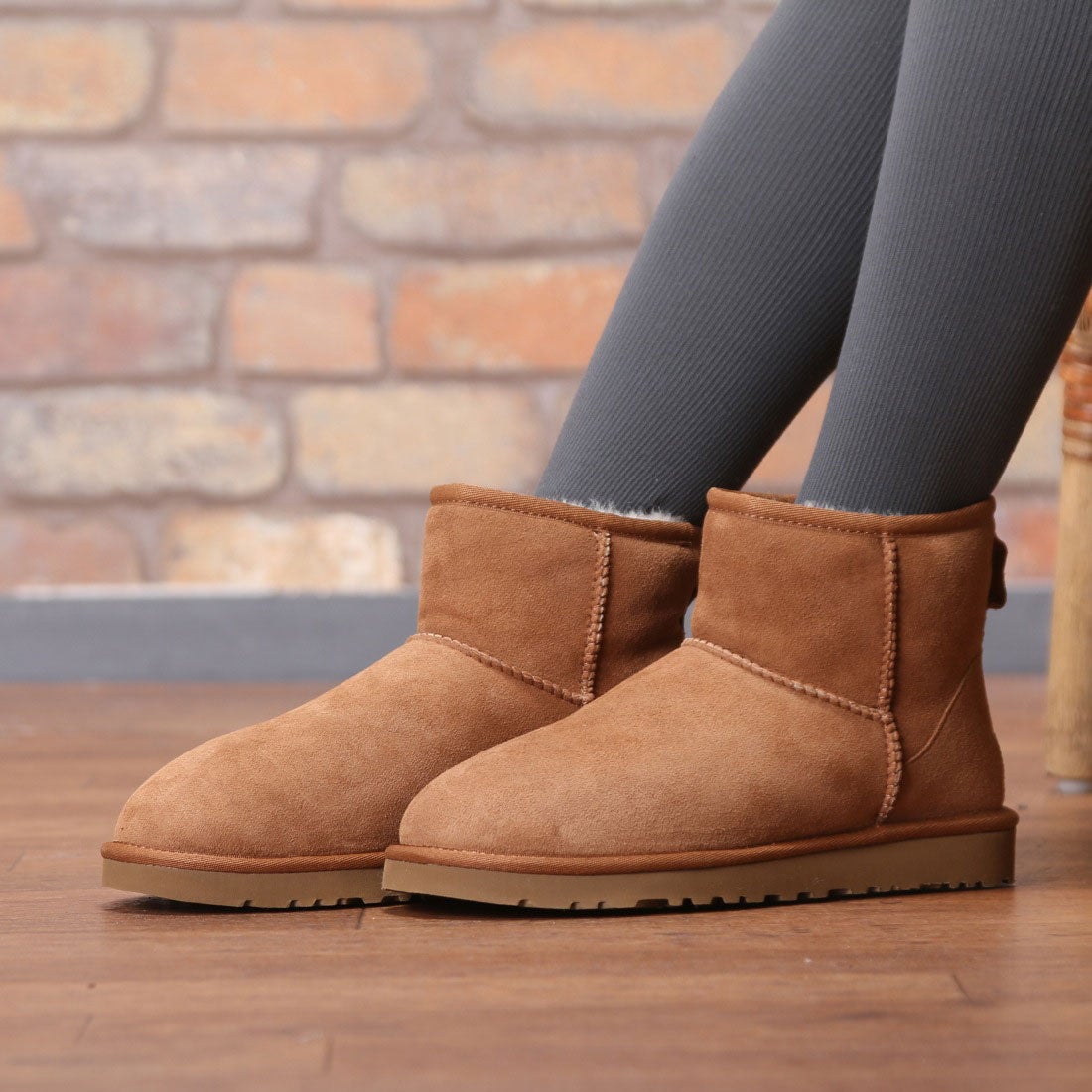 アグ UGG Classic Mini（チェスナット） -アウトレット通販 ロコレット