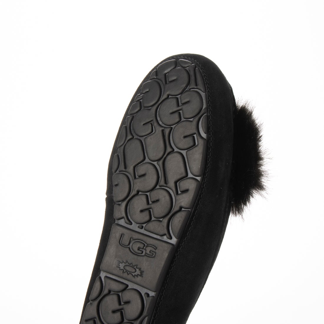 アグ UGG Ansley Puff Bow リボン モカシン （Charcoal） -waja bazar