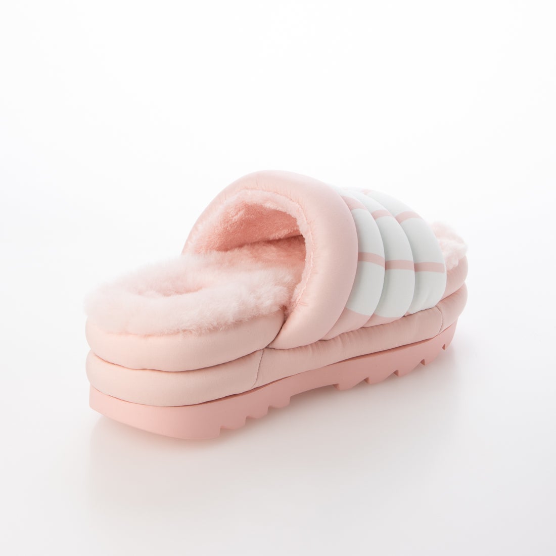 アグ UGG マキシ スライド ロゴ サンダル （ピンクスカロップ） -waja