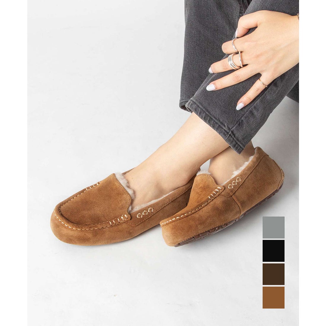 アグ UGG ANSLEY レディース 1106878 モカシン シューズ アンスレー