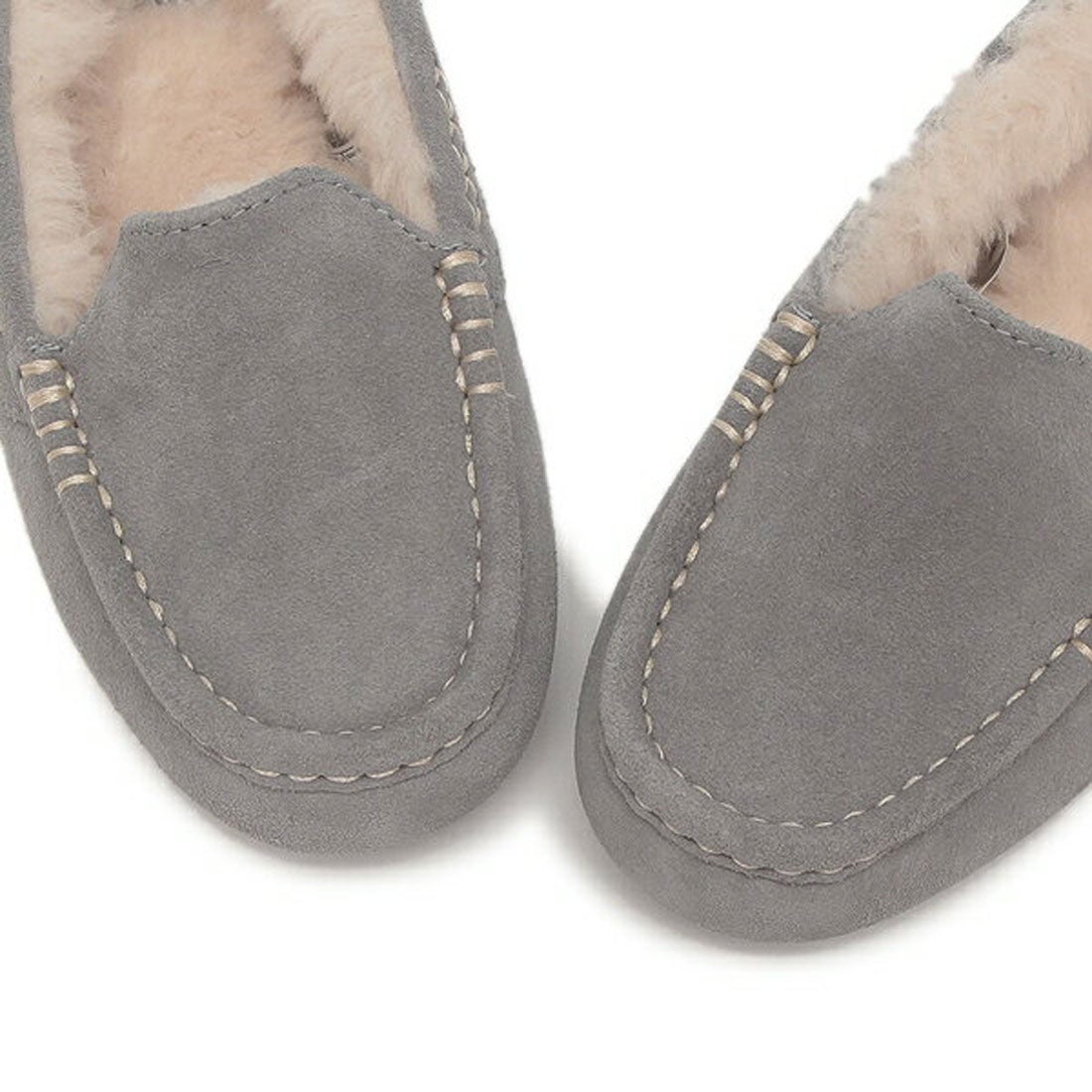 アグ UGG スリッポン デッキシューズ・モカシン アンスレー グレー