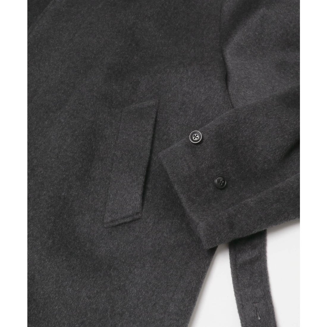 カグレ かぐれ ウールバックタックショートコート （チャコールグレー