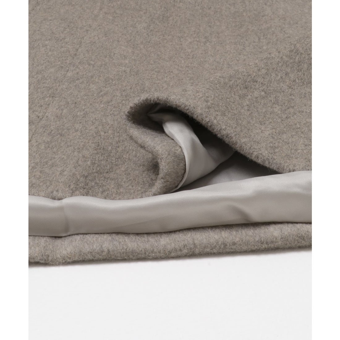 カグレ かぐれ ウールバックタックショートコート （チャコールグレー