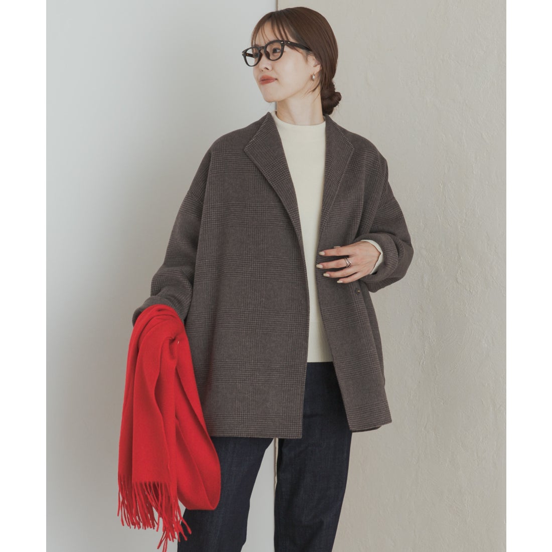 アーバンリサーチ ドアーズ URBAN RESEARCH DOORS ウールリバーミドル