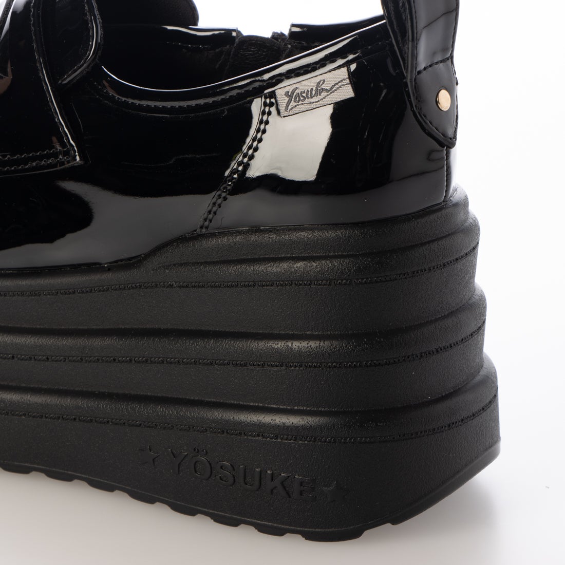 厚底ローファー （ブラックエナメル） -YOSUKE U・S・A 公式