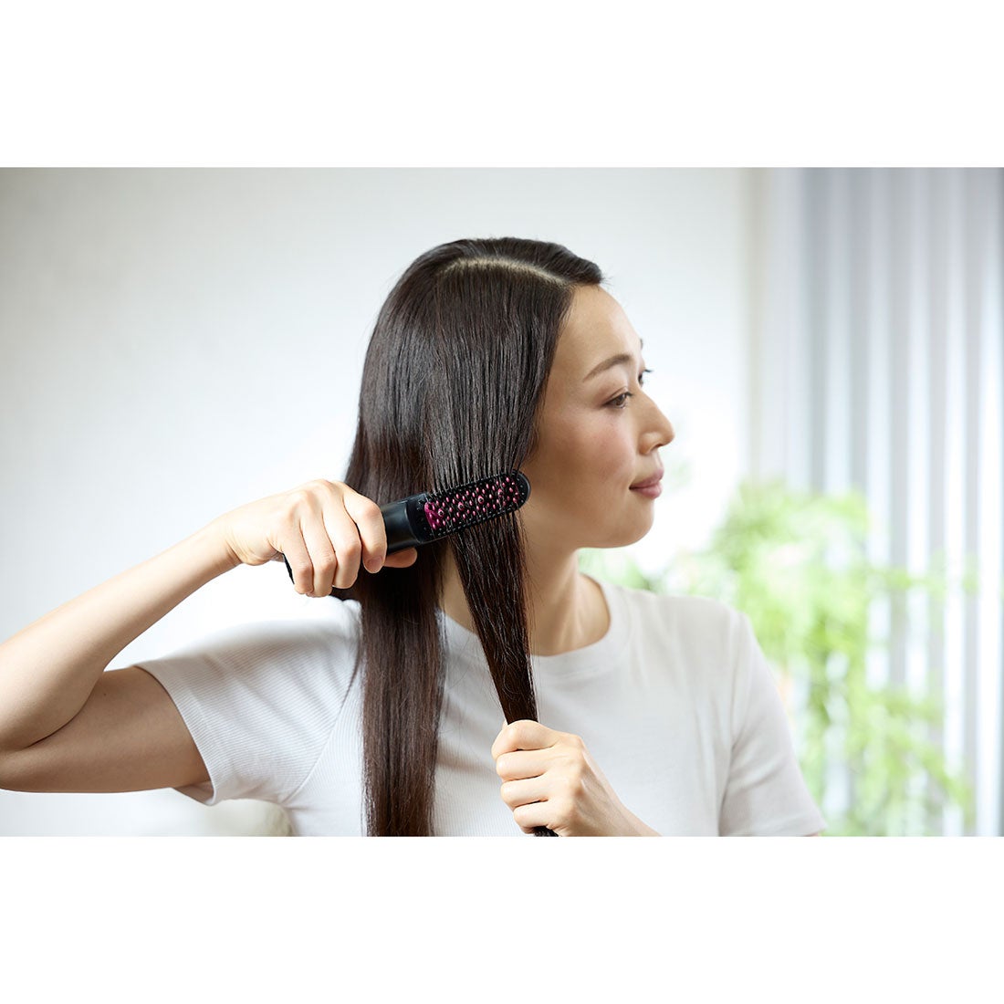 ヤーマン YA-MAN スムースアイロンブラシ【返品不可商品】 （ブラック