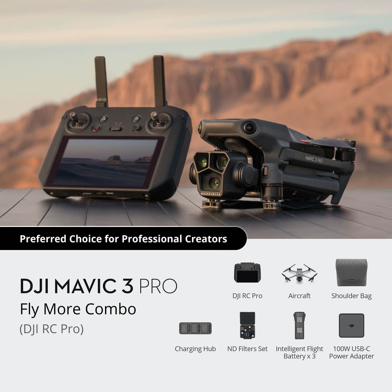 Buy DJI Mavic 3 Pro - Triple-Lens Flagship Camera Drone