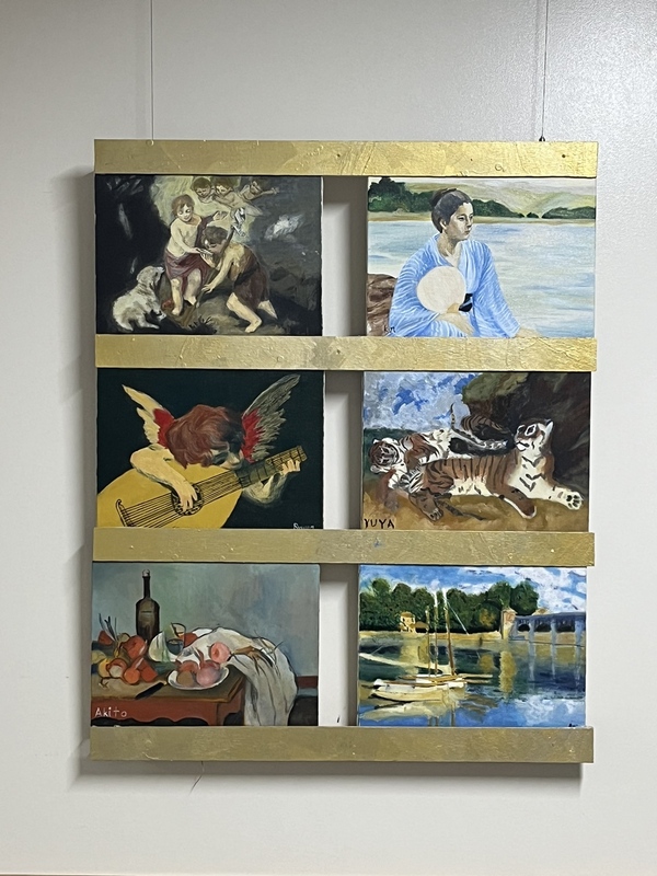 油絵の模写 | 鹿児島県立川内高等学校