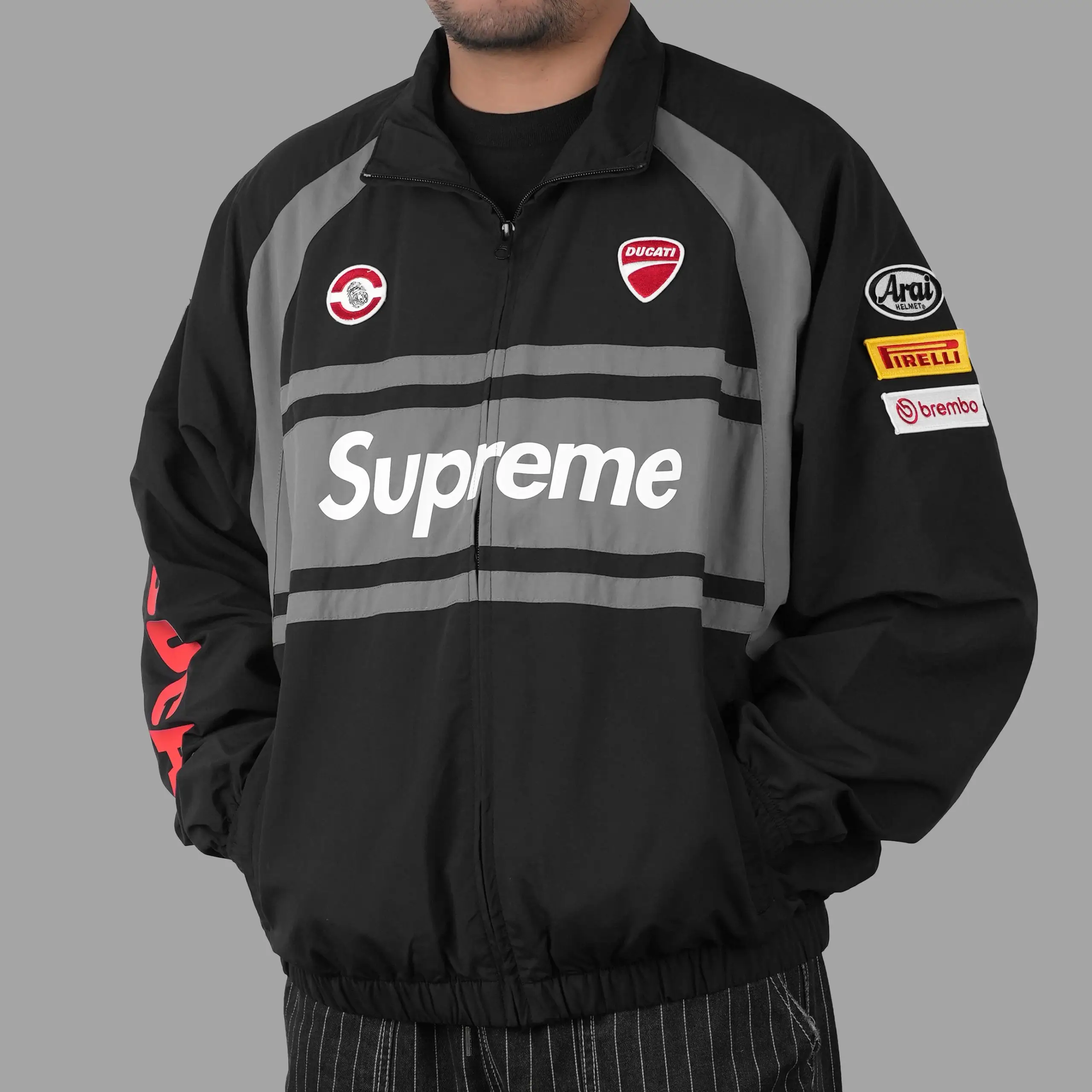 Supreme Ducati Track Jacket Black SS24 | Senikersku