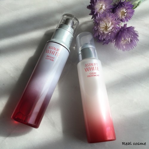 アスタリフトホワイトの拭き取り美容液＆美白化粧水 新発売のくすみや
