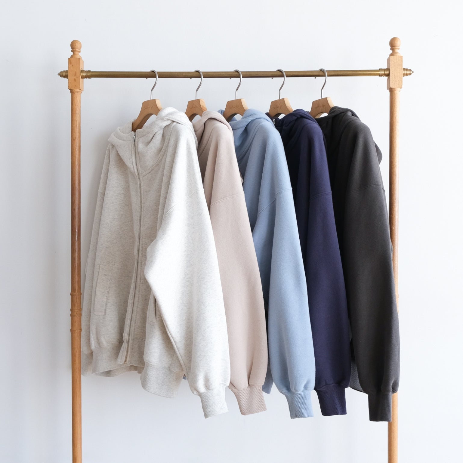 Volume Sweat Big Zipフーディー